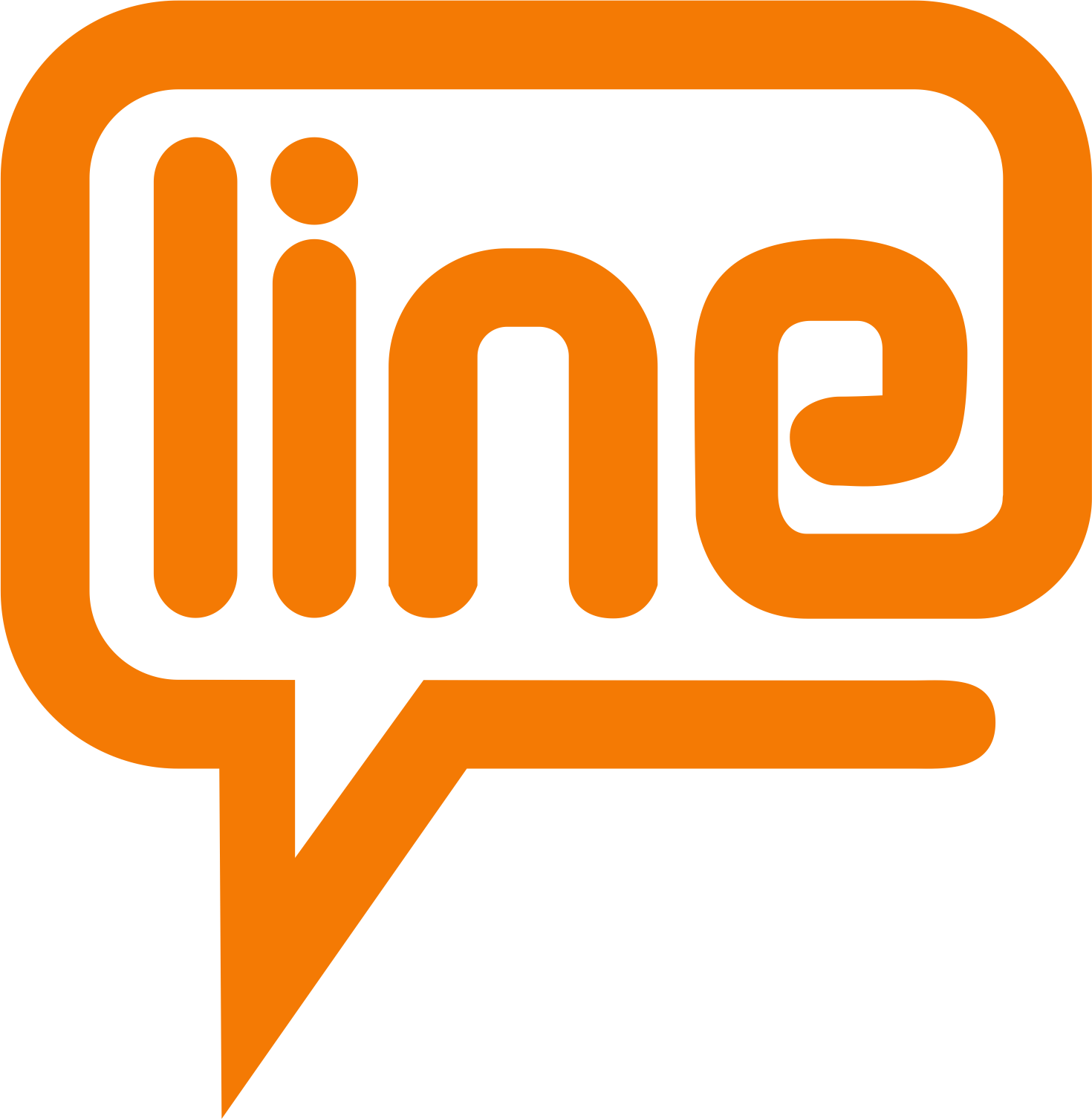 Line Logo - Line Messenger Logo Png Transparent PNG Logos