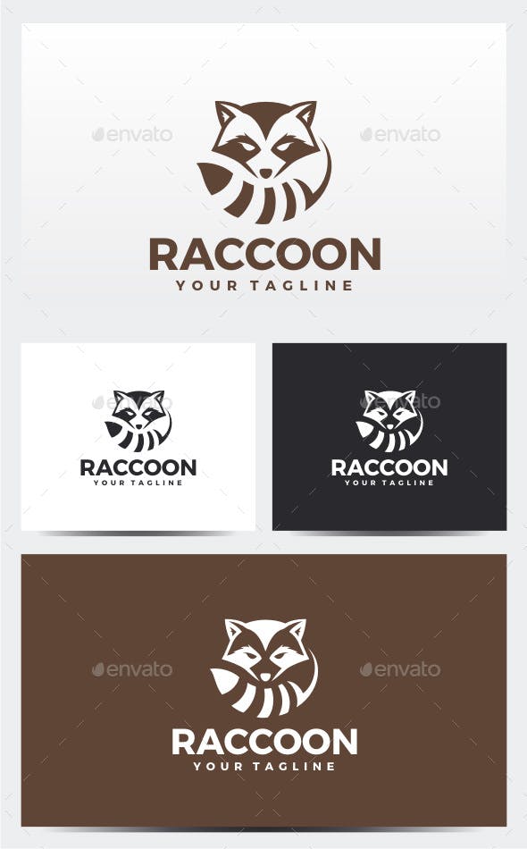 Raccoon Logo - Raccoon Logo by VectorOne | GraphicRiver