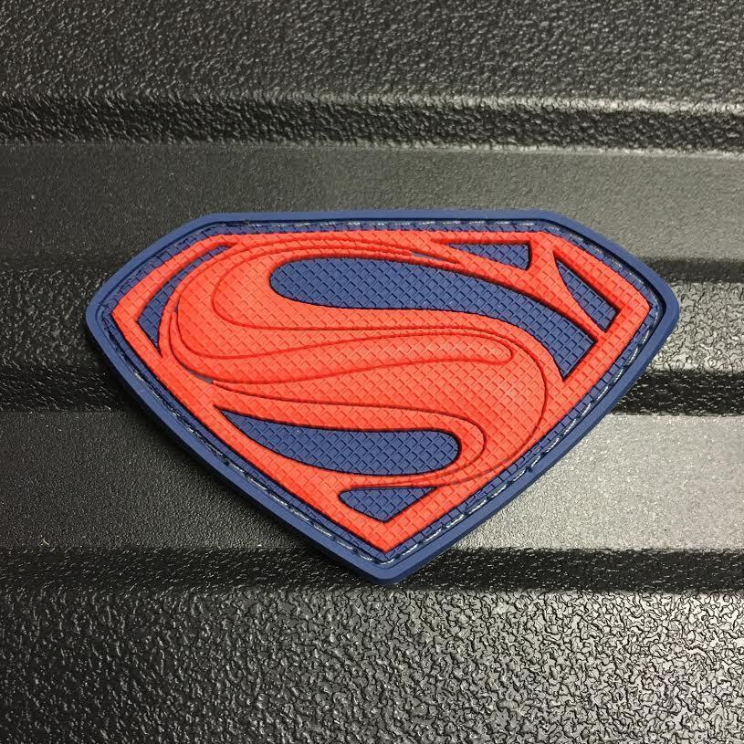 Red White Blue Superman Logo - SUPERMAN PATCH - RED/BLUE – American Sheepdog