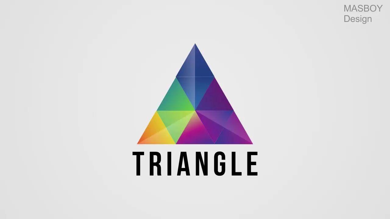 Traingle Logo - How to Make Professional Triangle Logo in CorelDraw - YouTube