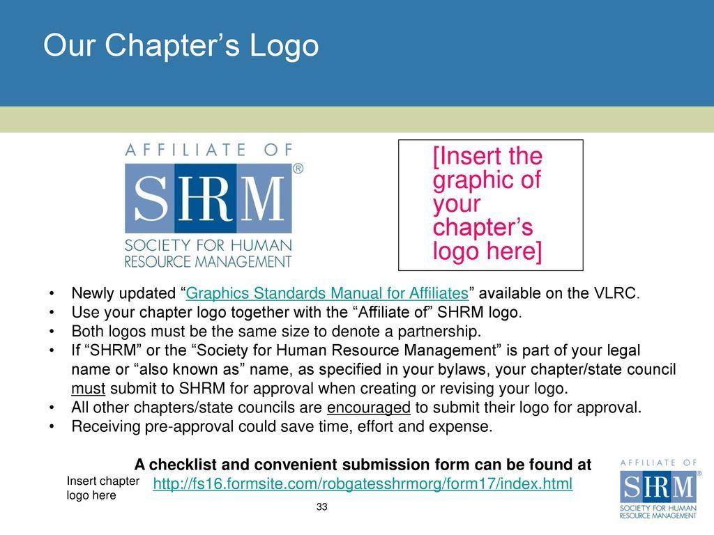 SHRM Logo - For Chapter Officers, Directors and Chairs - ppt download