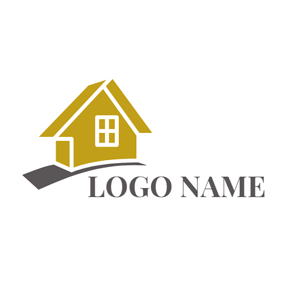 Yellow Home Logo - Free House Logo Designs | DesignEvo Logo Maker
