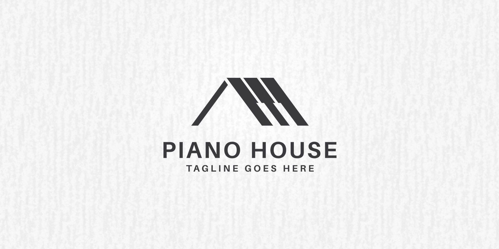 House Logo - Piano House Logo Template | Codester