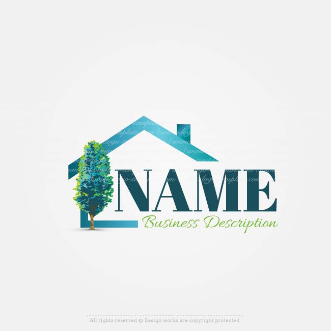 House Logo - Create Your Own Online House Real Estate logo Design