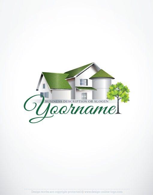 House Logo - Exclusive Design: Real Estate House Logo + FREE Business Card