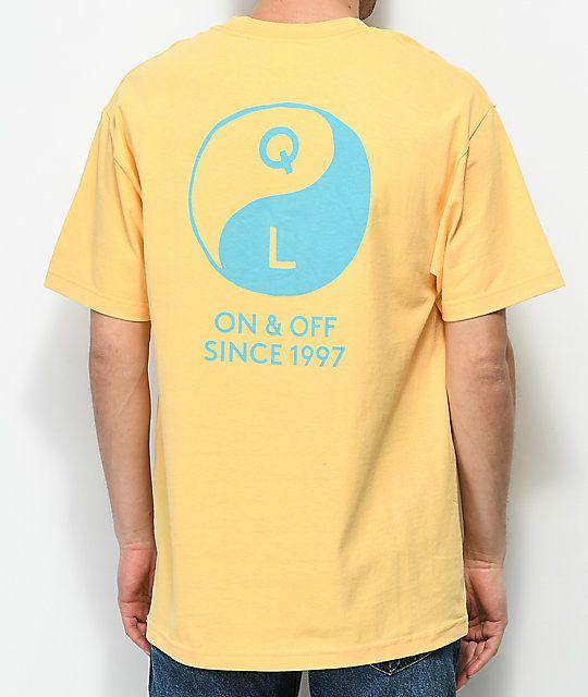 Quiet Life Clothing Logo - Quiet Life Yin Yang Pastel Orange T-Shirt | Zumiez