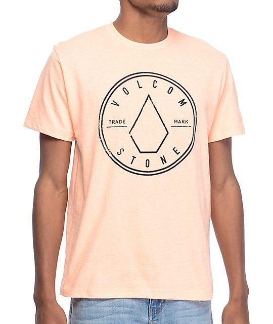 Pastel Orange Logo - Volcom Caste Pastel Orange T-Shirt | mcc | T shirt, Orange t shirts ...
