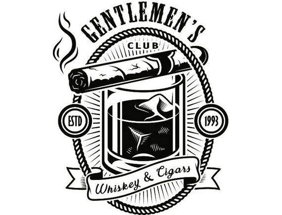 Smoking Logo - Cigar Logo 1 Smoker Smoking Smoke Whiskey Club | Etsy