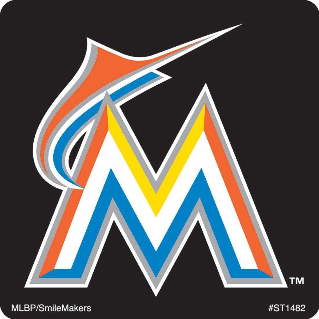 Marlins Logo - Miami Marlins Logo Stickers - Stickers from SmileMakers