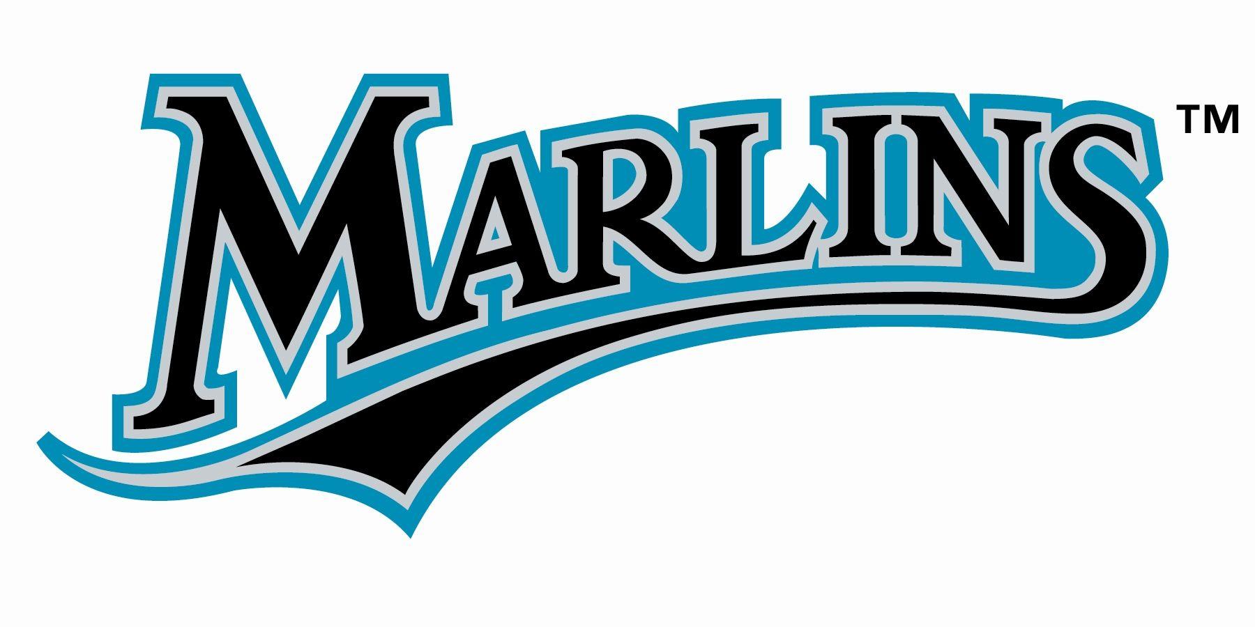 Marlins Logo - Florida Marlins Logo #3 | logos | Miami Marlins, Sports logo, MLB