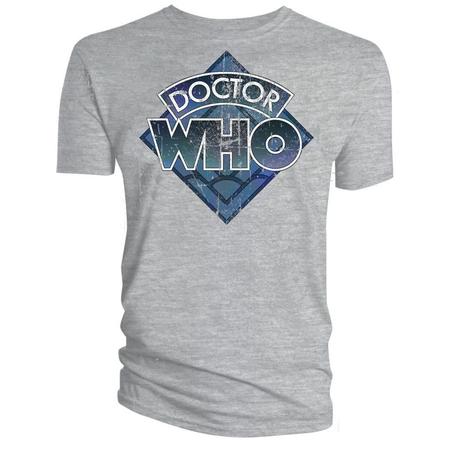 Doctor Who Diamond Logo - Doctor Who: Classic Diamond Logo Blue T-Shirt @ Titan Merchandise