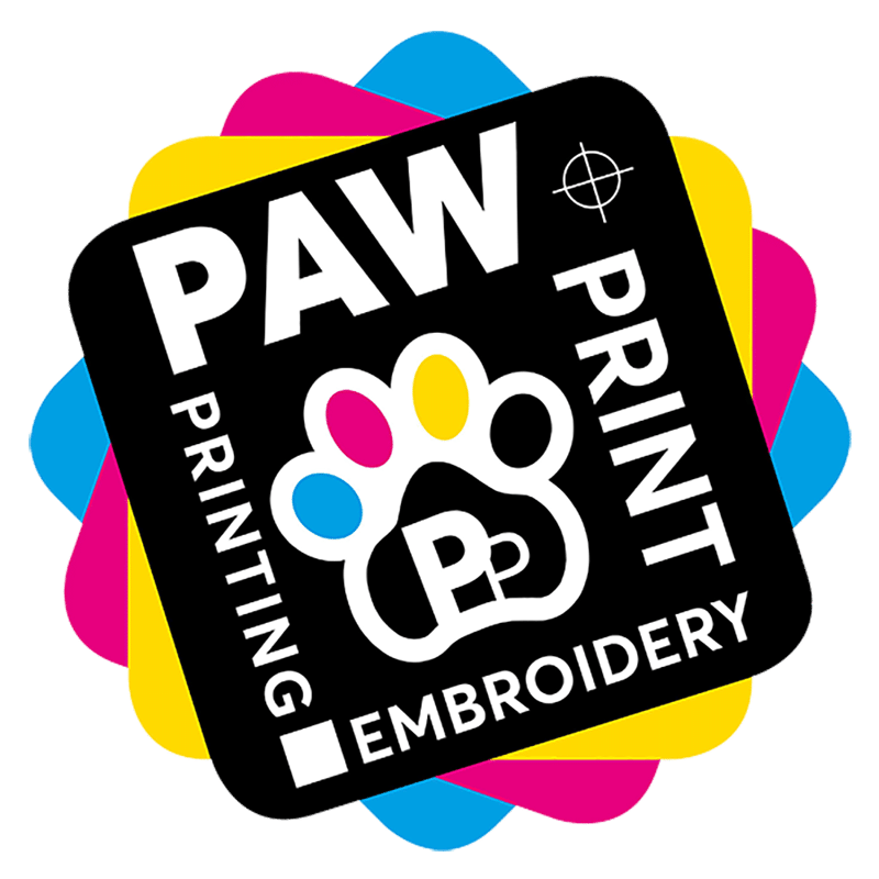 Printing Shop Logo - Paw Print Ltd - Personalised Garment & Embroidery Printers