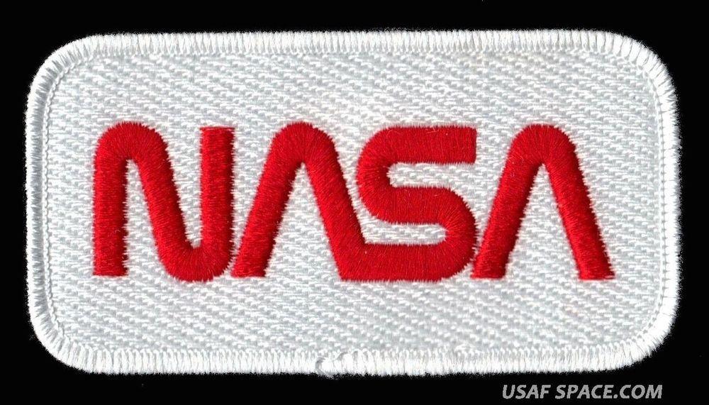Original NASA Logo - AUTHENTIC NASA WORM LOGO - Original AB Emblem - SPACE PROGRAM PATCH ...