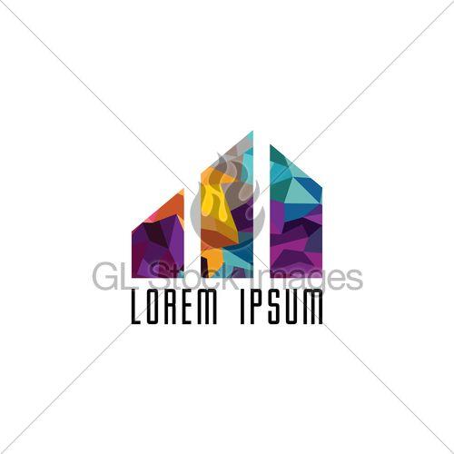 Colorful Triangle Logo - Abstract Colorful Triangle Geometrical Logo Logotype Temp. · GL