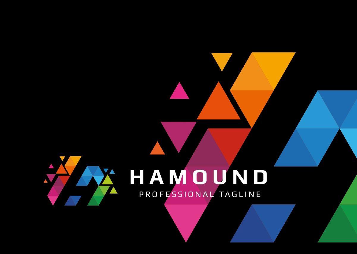 Colorful Triangle Logo - Hamound Colorful Triangles Logo Template | Colorful Logo Designs ...