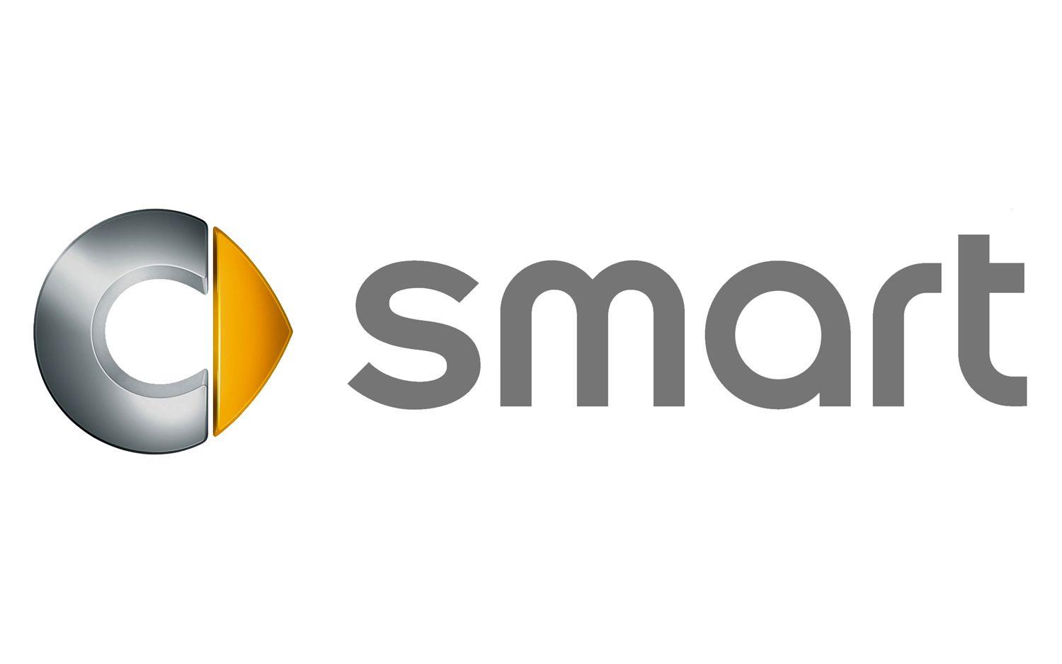 Yellow and Silver Car Logo - smart Logo, smart Car Symbol Meaning And History | Car Brand Names.com