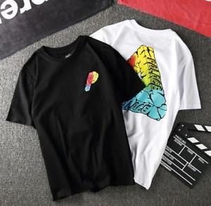 Colorful Triangle Logo - Men's Colorful Triangle Logo PALACE Graphic TEE Short Sleeve T