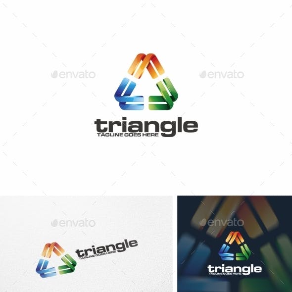 Colorful Triangle Logo - Triangle Logo Graphics, Designs & Templates from GraphicRiver