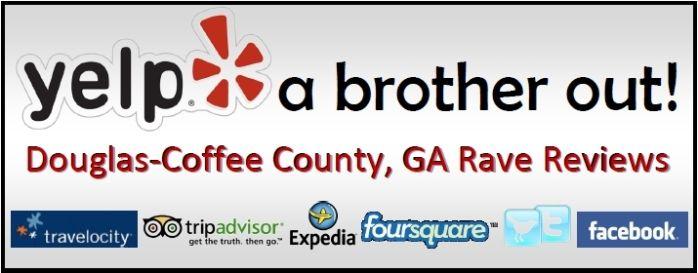 Official Yelp Logo - Douglas, GA- Official Website - Yelp a Brother Out