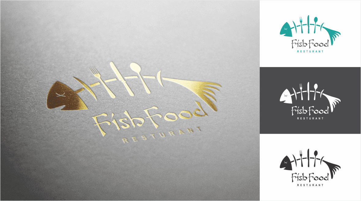 What Restaurant Logo - Fish - Food Restaurant Logo - Logos & Graphics