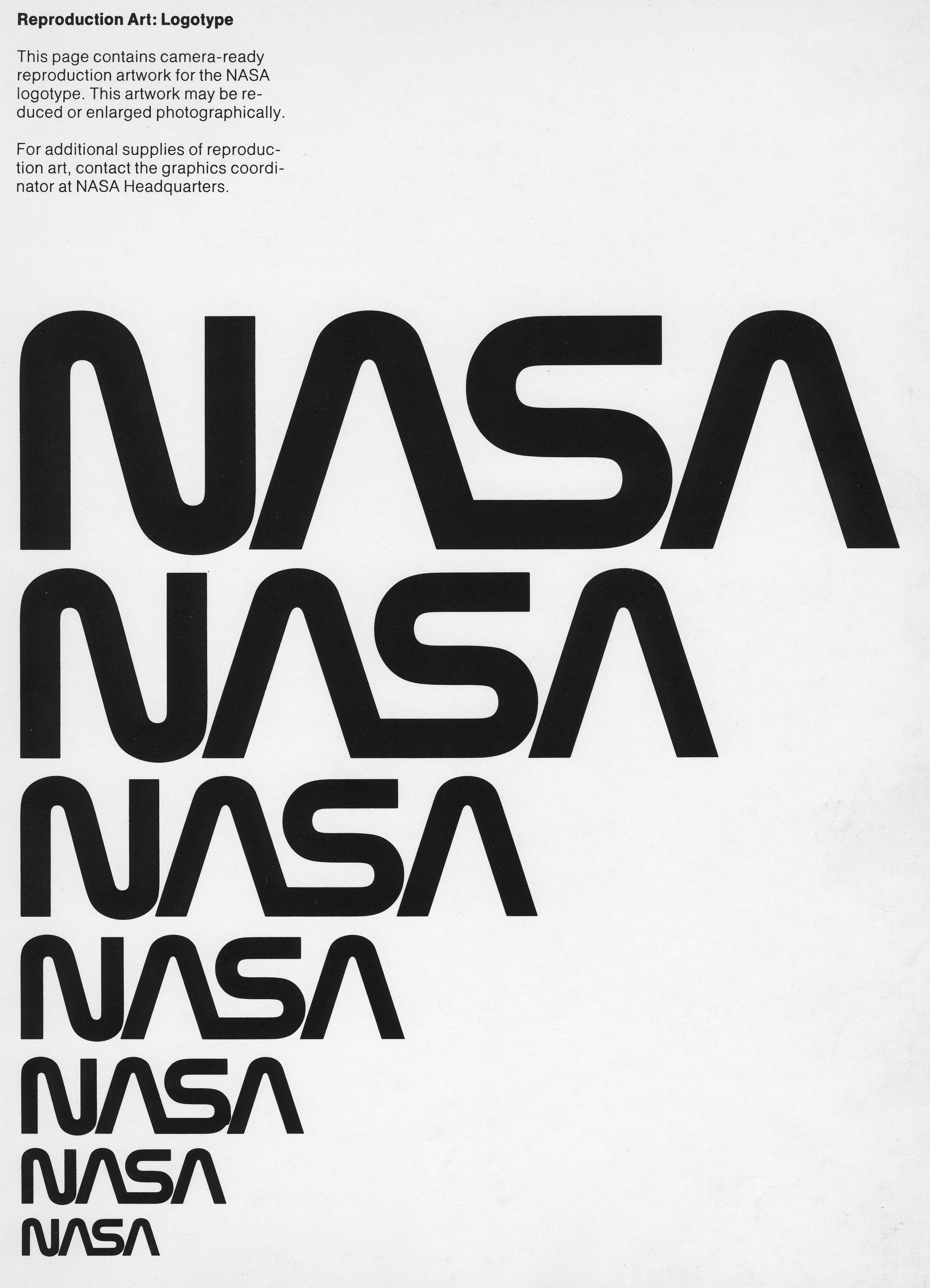 Original NASA Logo - How the NASA worm logo was designed - Creative Review