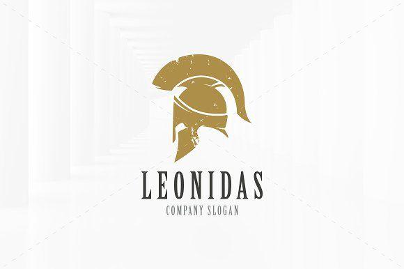 Spartan Helmet Logo - Leonidas Helmet Logo Logo Templates Creative Market