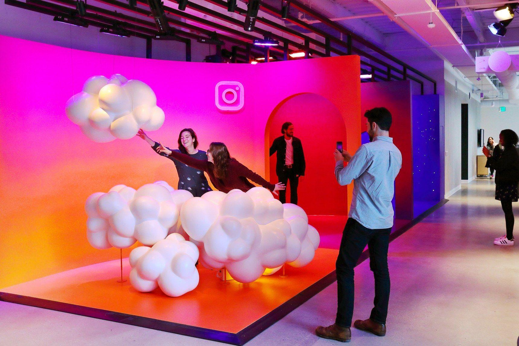 Instagram Party Logo - Instagram's got a new office. It looks like Instagram. | WIRED