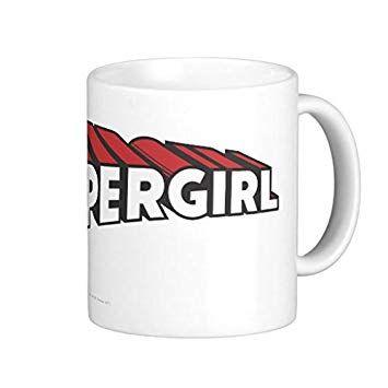 Red and White Coffee Logo - logoouI-Supergirl Red and White Logo Classic White Coffee Mug 11