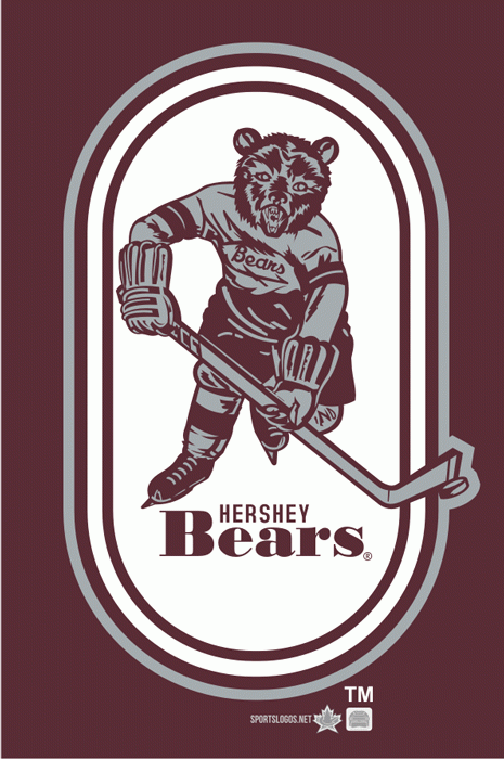 Hershey Bears New Logo - Hershey Bears Alternate Logo - American Hockey League (AHL) - Chris ...