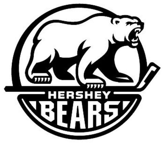 Hershey Bears New Logo - Hershey Bears AHL sport logo wall art sticker decal 213 | Etsy
