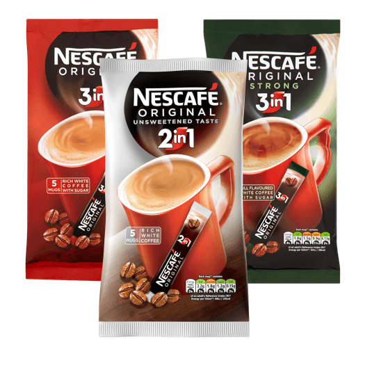 Red and White Coffee Logo - Nescafe - White Coffee