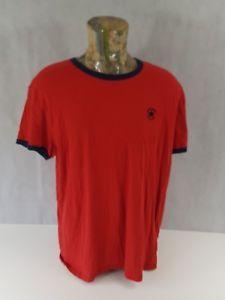 Top Red Logo - Converse Mens Top Sports xl Red Logo Short Sleeve <A1.2> | eBay