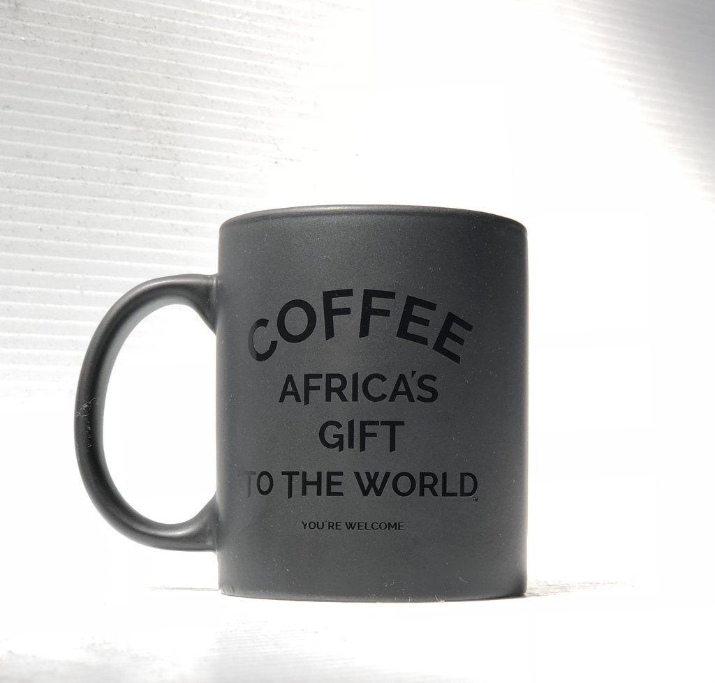 Red and White Coffee Logo - Africa's Gift Coffee Mug – Red Bay Coffee