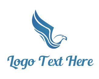 Blue Eagle Logo - Hawk Logo Maker | Best Hawk Logos | Page 3 | BrandCrowd