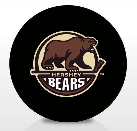 Hershey Bears New Logo - Hershey Bears Team Logo Souvenir Puck