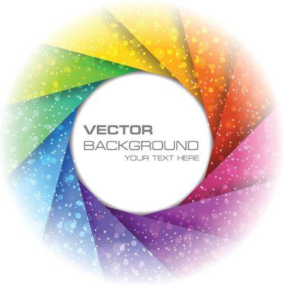 Rainbow Swirl Logo - Rainbow swirls vector backgrounds vector Free vector in Encapsulated ...