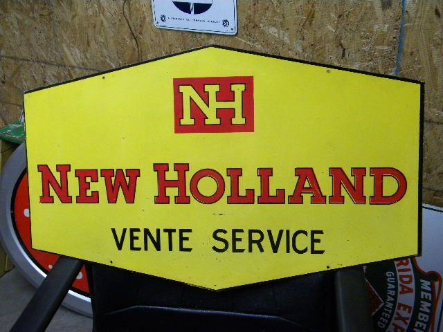Old New Holland Logo - Photo - $OLD New Holland Tractor SST Tin Sign French