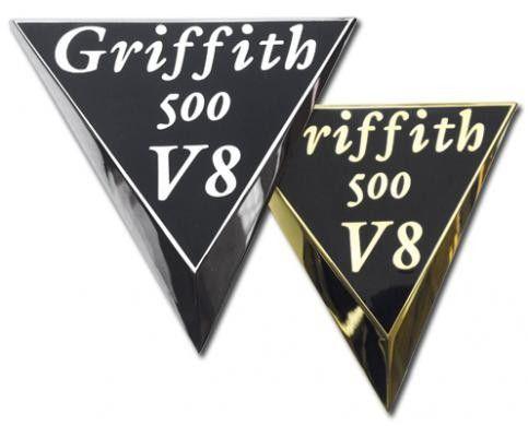 TVR Car Logo - TVR Griffith 500 V8 Car Badge | Car Badge UK
