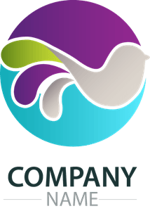 Colorful Company Logo - Colorful wave bird company Logo Vector (.AI) Free Download