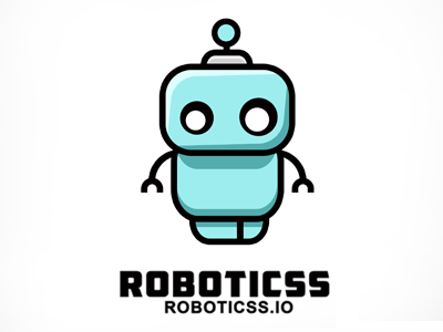 Cartoon Robot Logo - Logo Design