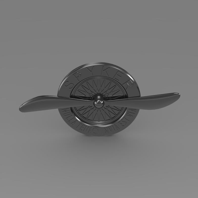 Spyker Logo - Spyker logo 3D Model