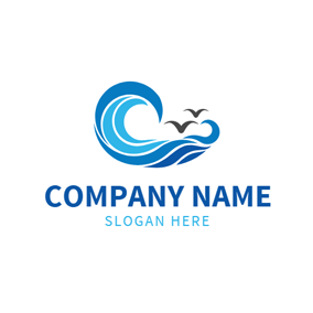 Ocean Company Logo - Free Ocean Logo Designs | DesignEvo Logo Maker