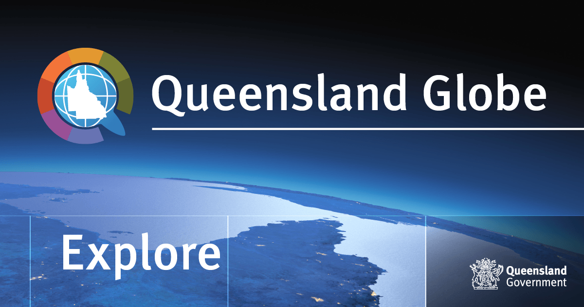 White Checker Globe Logo - Queensland Globe