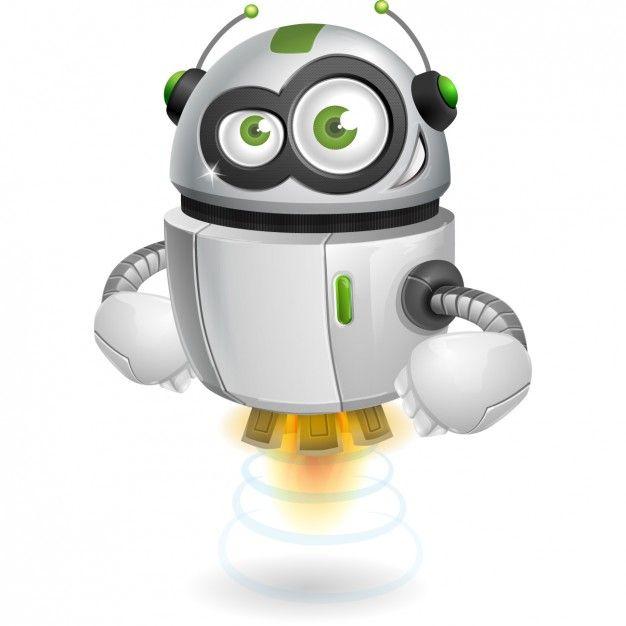 Cartoon Robot Logo - Robot Vectors, Photo and PSD files