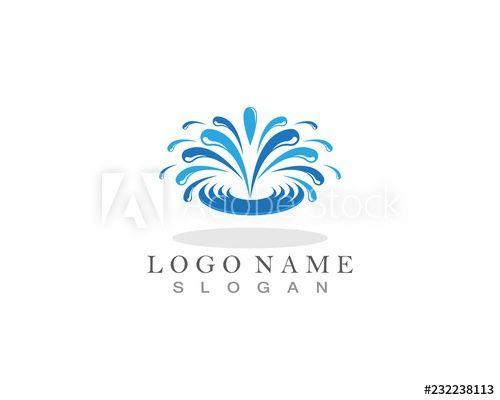 Ocean Company Logo - Water splash ocean company logo vector - Buy this stock vector and ...