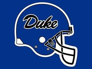 Duke Football Logo - 65) DUKE BLUE DEVILS College Football Lot RC Jurgensen Renfree Brown