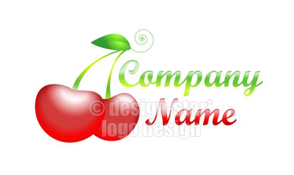 Cherries Logo - Two red cherries cherry logo design - Logos for sale by design-star*