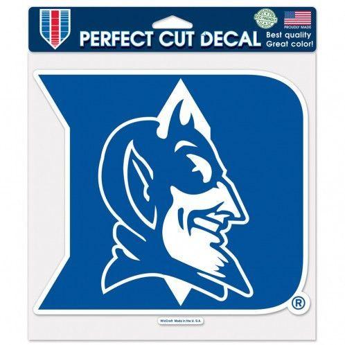 Duke Football Logo - NCAA Duke Blue Devils Perfect Cut 8x8 Diecut Decal | Pinterest ...