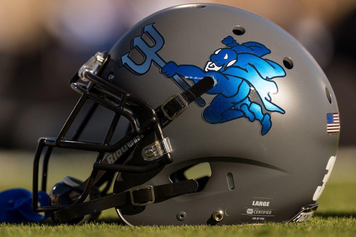 Duke Football Logo - Duke Football wore these helmets. The decal