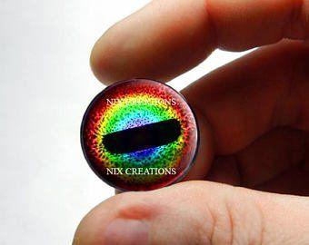 ICG Circle Rainbow Logo - Dragon Glass Eyes Rainbow Spectrum Dragon Glass Taxidermy